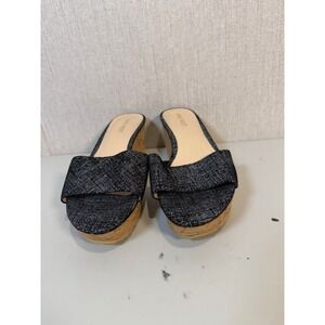 NINE WEST "Confetty" Wedge Sandal women size 6.5